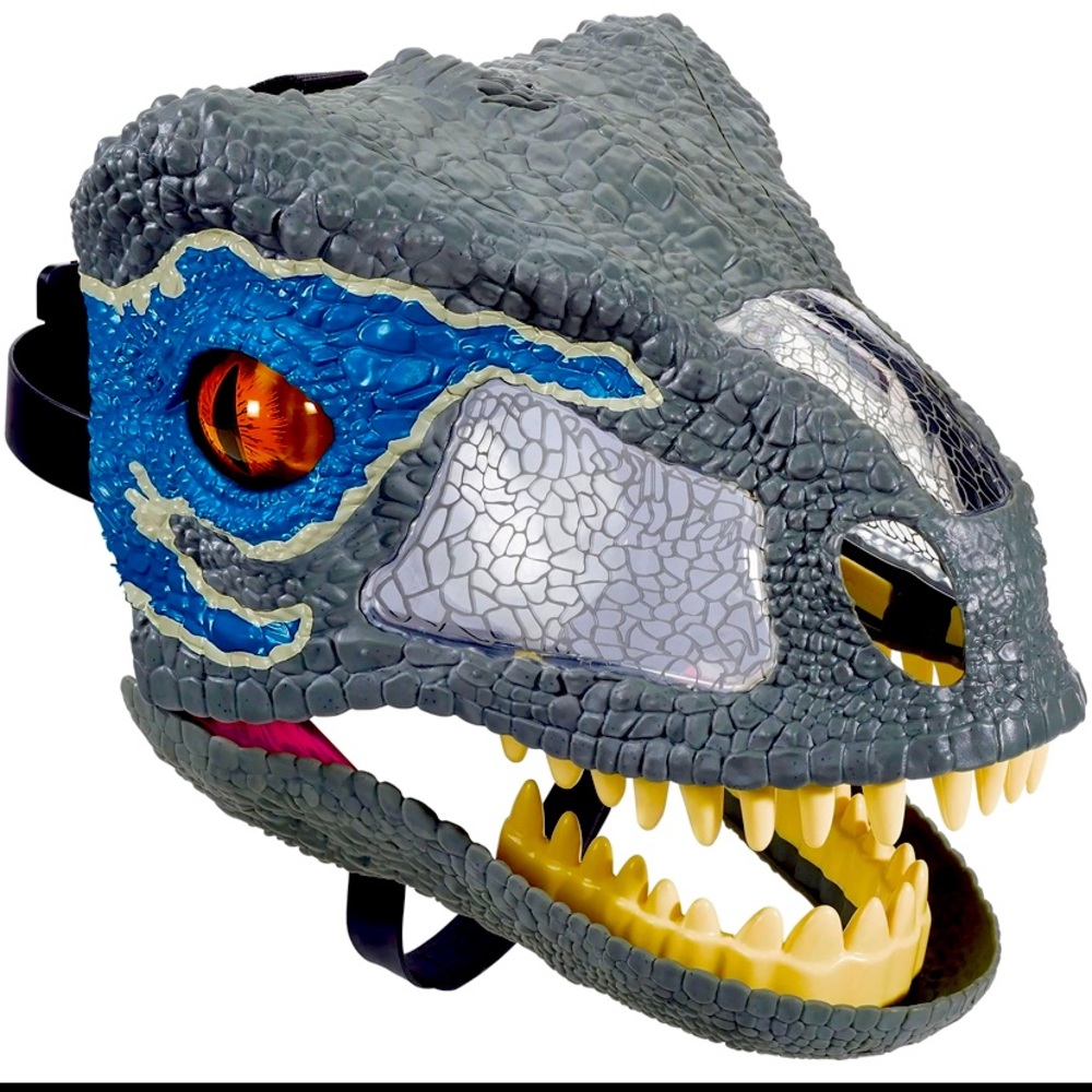 USED Jurassic World Velociraptor Blue